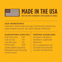 Instinct Healthy Cravings Grain Free Real Chicken Recipe Natural Wet Cat Food Topper by Nature's Variety, 3 Ounce (Pack of 24)