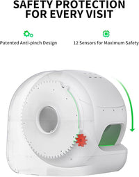 PETKIT 2025 Purobot Max Pro AI-Camera Self Cleaning Cat Litter Box, 210° Wide Angle Lens Night Vision Cat Facial Recognition Automatic Litter Box with 5G WiFi App Control Odor-Free