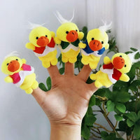 7-pack of plush 5 little monkeys finger puppets for kids storytelling - view 12