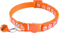 2 Pack Breakaway Cat Collars with Bells - Orange - image 3