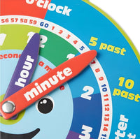 Morgan's Direct Early Learning Education Clock Moveable Hands Happy - image 2