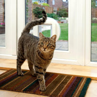White SureFlap Sure Petcare microchip cat flap with selective entry - view 3