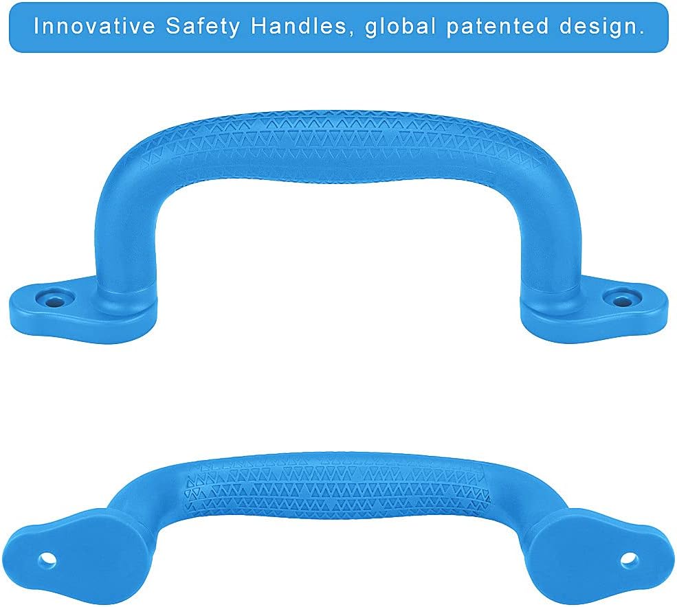 Dolibest Set of 4 Safety Playground Handles - Blue-8pcs - image 2