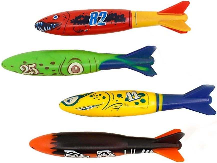 Diving Pool Toy Underwater Swimming Throwing Diving Torpedo Shark - Shark3