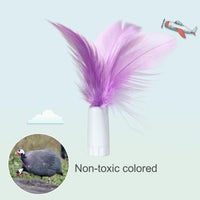 ORSDA Cat Laser Toy, 2-in-1 Interactive Automatic Motion Activated Moving 8 Holes Whack A Mole - Various Refills Feathers (6 Count) - image 4