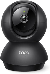 Tapo 1080p Pan/Tilt Security Camera for Baby Monitor, Pet Camera - Black / Indoor Only