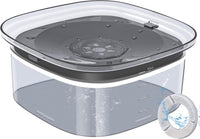 UPSKY 4L Dog Water Bowl No Spill Large Capacity Slow Drinking Water - 4 L / Gray