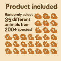 50 pcs 3D Printed Animal Figurines - Animal E - image 2
