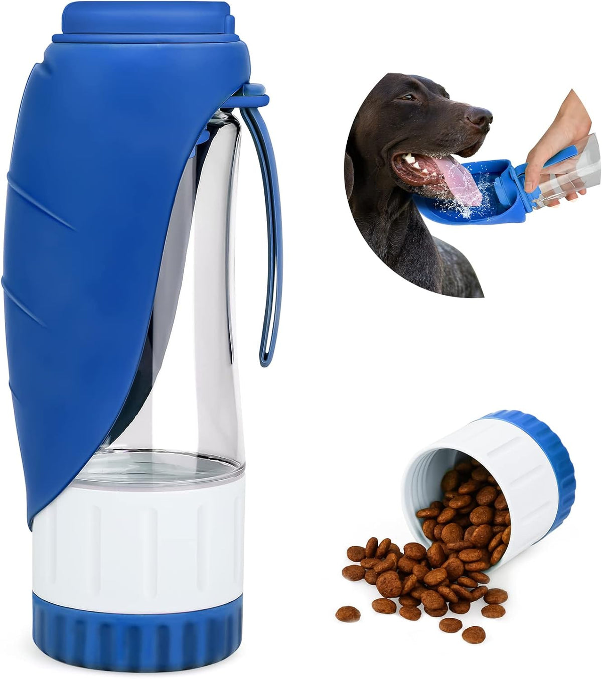 Upgraded Dog Water Bottle - 12oz/Blue