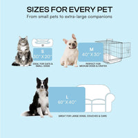 Luciphia Dog Cooling Mat, Q-MAX>0.5 Non-Slip Self-Cooling Pad for Pets – Essentials for Dogs - Light Blue / 30x40 inches - image 4