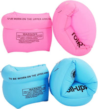 2-4 Pack Arm Floaties Swimming Rings for Kids Children Adults - Pink+Blue