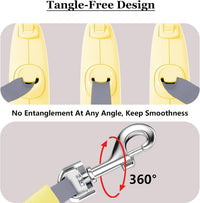 Retractable Dog Leash for Small Medium Dogs - Yellow - image 4