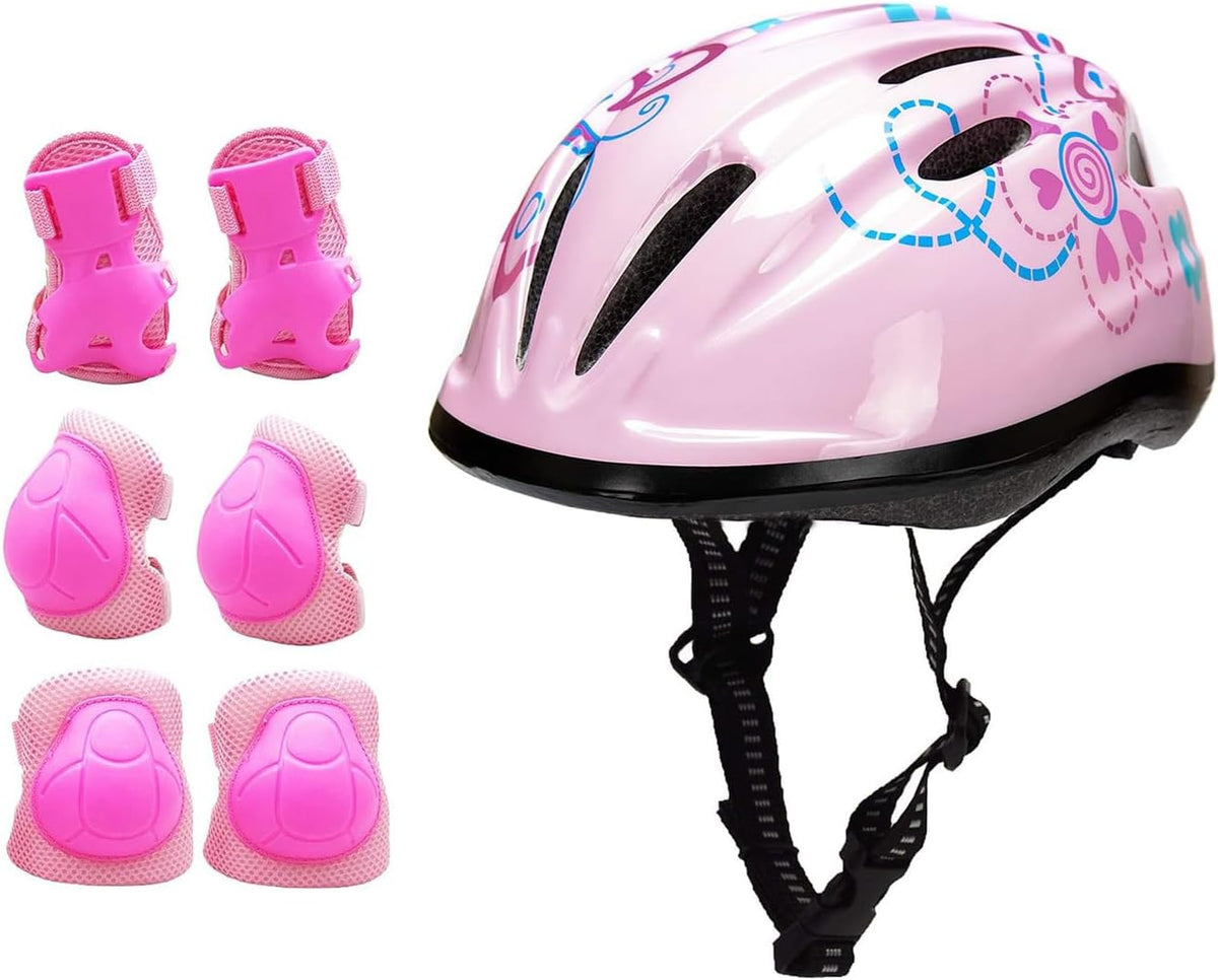 BeBeFun girls bike helmet in pink with 12 air vents and adjustable fit knob, ages 3 to 10 - view 10