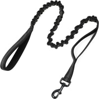 rabbitgoo Tactical Dog Leash, Heavy Duty Training Bungee Lead – Essentials for Dogs - Black / Max: 6ft
