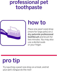 Petsmile Professional Pet Toothpaste for Cats & Dogs - Only VOHC Accepted Toothpaste - Clinically Proven to Control Plaque & Tartar Calprox Formula (Rotisserie Chicken, 4.2 Oz)
