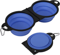 Collapsible Dog Bowls, Small Portable Travel Dog Bowls – Essentials for Dogs - Light Purple