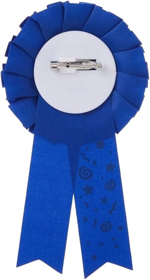 Birthday Boy Blue Fabric Award Badge, 7" - image 3