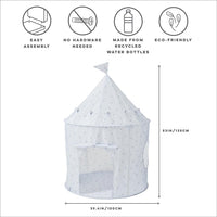 3 Sprouts Kids Play Tent for Ages 3 to 10 - Blueberry Mist - image 2