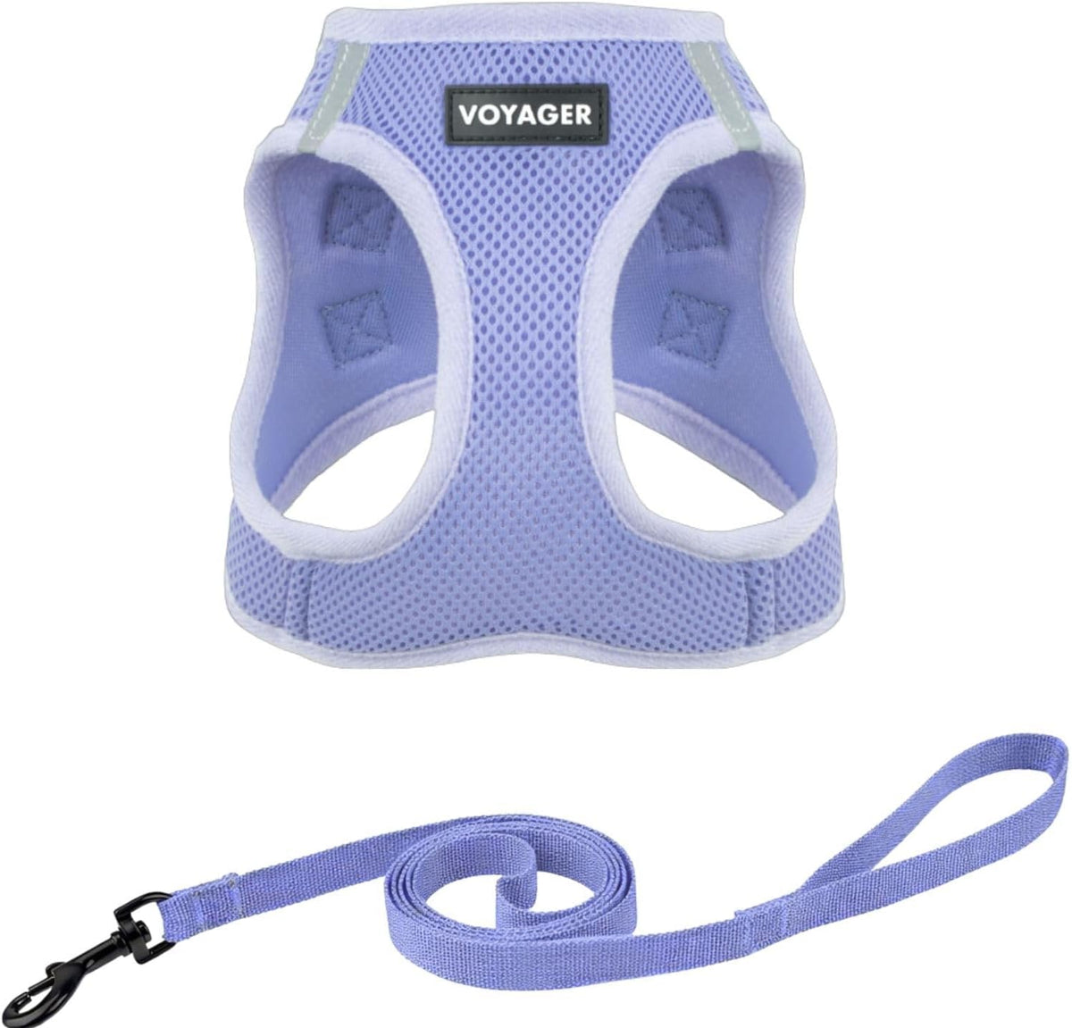 Voyager Step-in Air Cat Harness & Leash Set, XS - Lavender / M (Chest: 15 - 17")