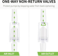 Pawfly Aquarium Check Valves Plastic One Way Non-Return Check Valve - Clear / 6 Pack - image 4