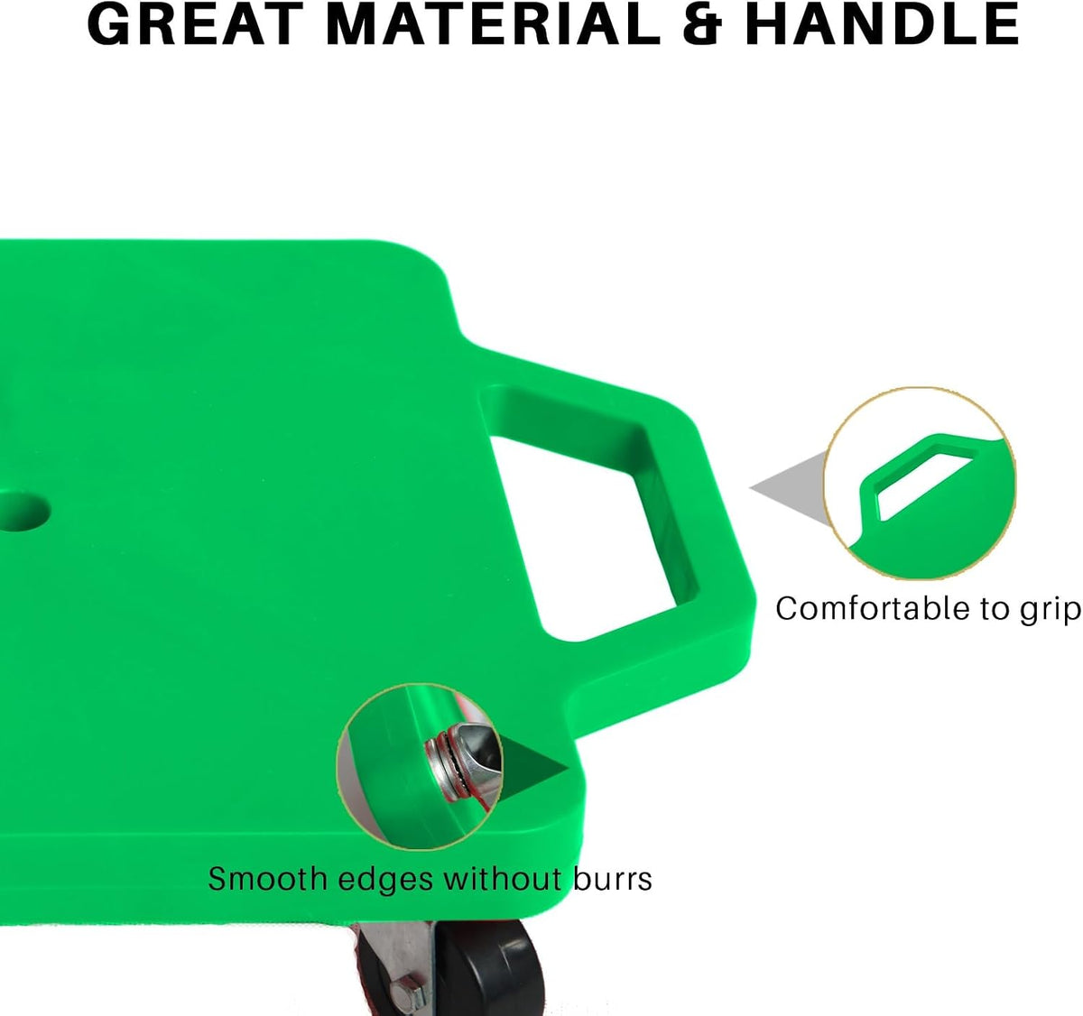 Romrex 2 pack floor scooter boards with handles, ring and beanbags - view 6