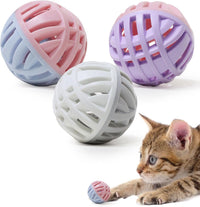 Cat Toy Balls with Bell Inside, Rubber