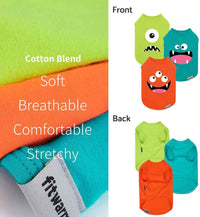 Fitwarm 3 pack monster eye print dog shirts in cotton spandex - view 3