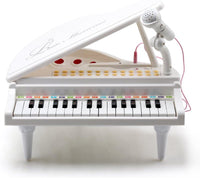 Amy&Benton pink 37-key kids piano keyboard with stand, microphone and stool - view 9