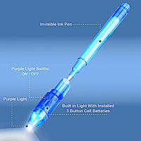 Invisible Ink Pen with UV Light - 5 PACK - image 4