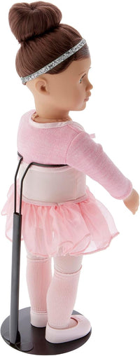 Plymor DSP-90W White Adjustable Doll Stand – Fun for Kids & Family - 1 / Black - image 3