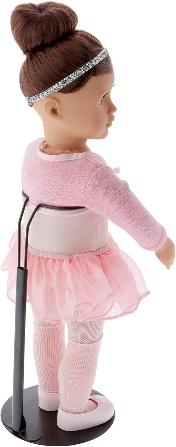 Plymor DSP-90W White Adjustable Doll Stand – Fun for Kids & Family - 1 / Black - image 3