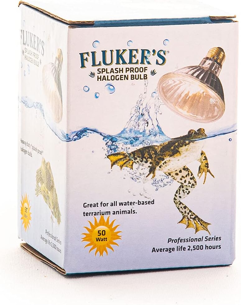 Fluker's Heavy, Duty Splash Proof Halogen Bulb for All Water Based Terrarium Animals, 75 Watt - 50 Watts / 50 Watts - image 2