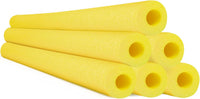 Hanaive white foam pool noodles, 6 pack, 52 inches long with hollow centers - view 10