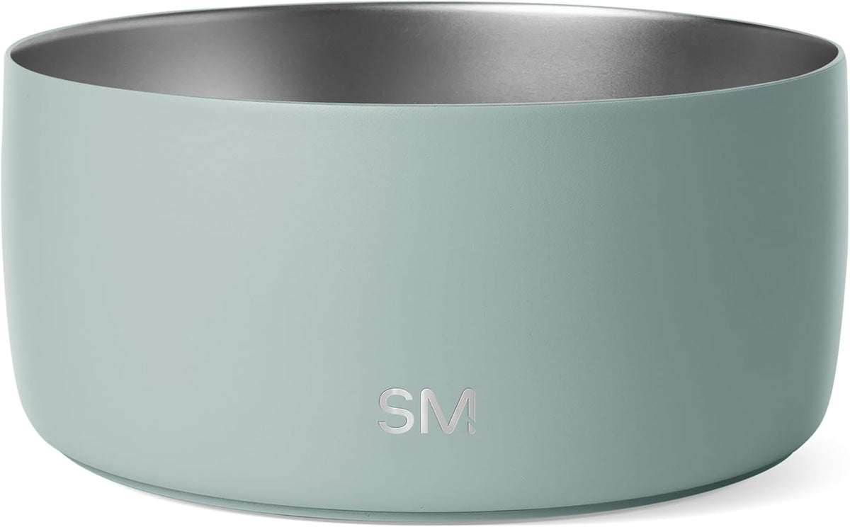 Simple Modern Dog Bowls & Cat Bowls, Beige - -Sea Glass Sage / 8 Cups