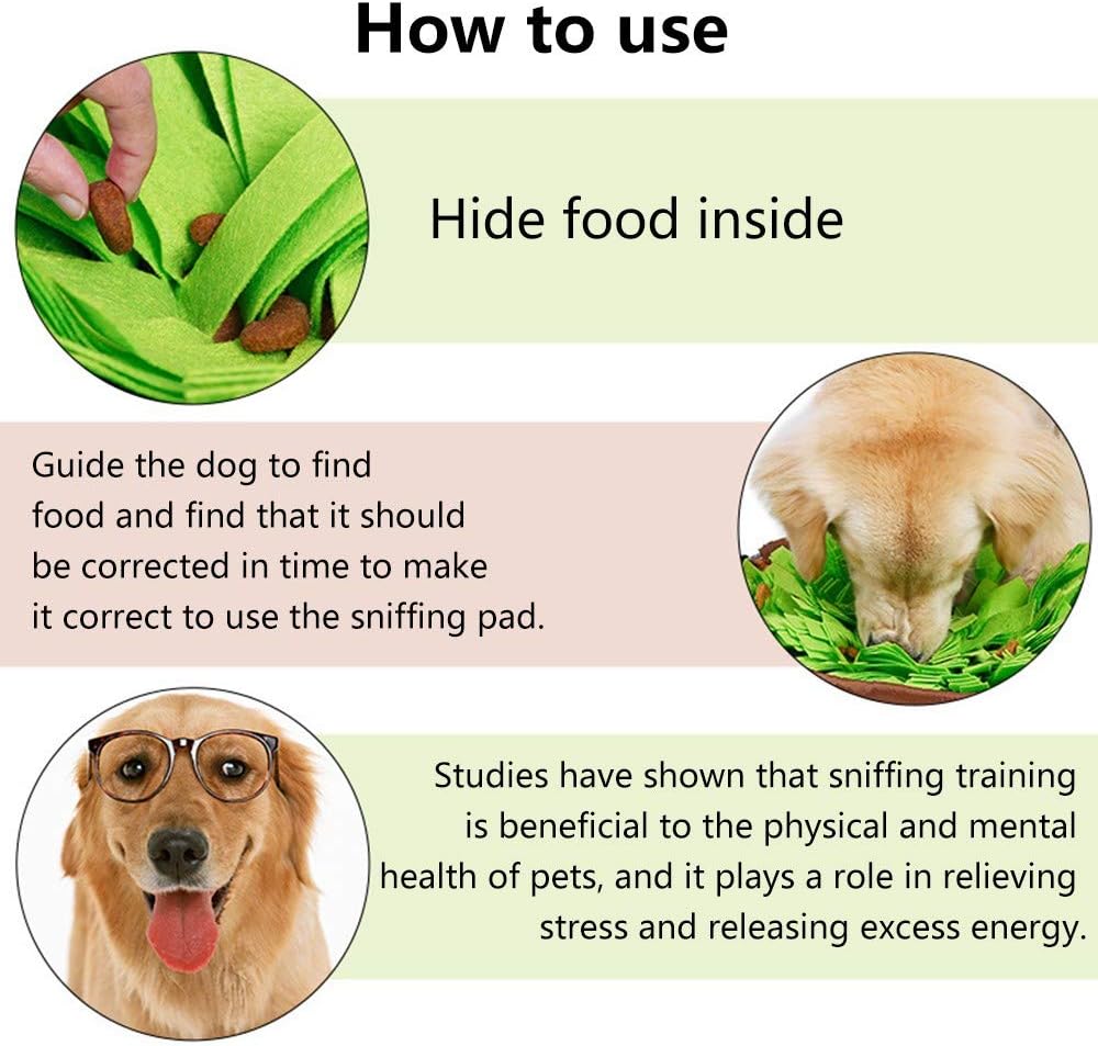 AWOOF Pet Snuffle Mat for Dogs - green - image 2