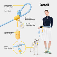 VETRESKA Hands-Free Dog Leash - Daisy Blue - image 3