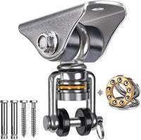 SELEWARE stainless steel swing hanger, heavy duty ceiling mount with swivel - view 7