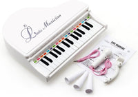 Amy&Benton pink 37-key kids piano keyboard with stand, microphone and stool - view 8