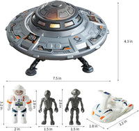 Wbzle space shuttle toy and rocket playset with astronauts, light and sound - view 11