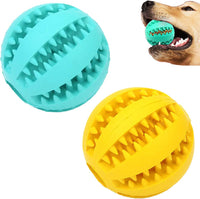 Sunglow 2 Pack Dog Toy Ball – Essentials for Dogs - Yellow/Blue / 2.75 in