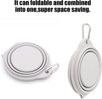 SLSON Collapsible Dog Bowls - Cold Grey - image 3