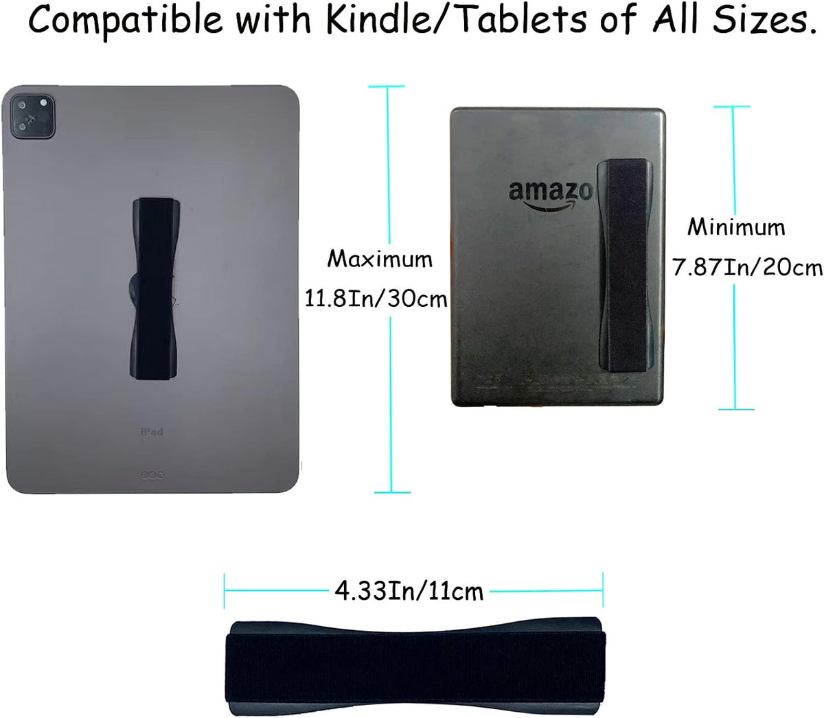 Hand Strap Holder for Kindle Tablet Handle Grip – Fun for Kids & Family - 1 Pack - image 2