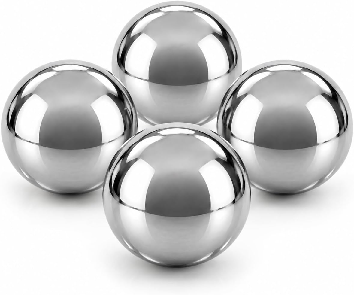BC Precision four 1/2 inch hardened steel replacement balls for labyrinth maze games
