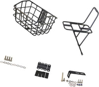 Basket Black Front Sturdy Construction Aluminum Alloy Large Capacity Accessories Cargo Container for Pet Transport
