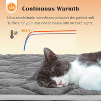 Self Warming Cat Bed Self Heating Cat Mat Thermal Pet Bed Mat - Coffee / 20.0"L x 16.0"W x 0.5"Th - image 3
