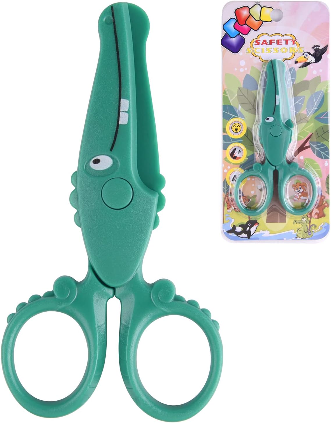 ASTARON Toddler Safety Scissors Crocodile Kids Preschool Training - 1 / Crocodile