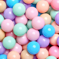 GOGOSO Ball Pits Balls for Toddlers Pack of 50 100 200 Plastics Shape - C / 100 balls