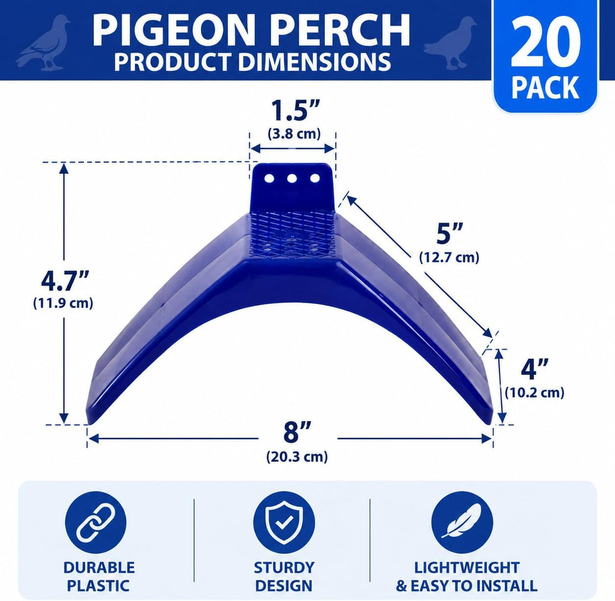 Coloch 20 Pcs Dove Rest Stand - image 2