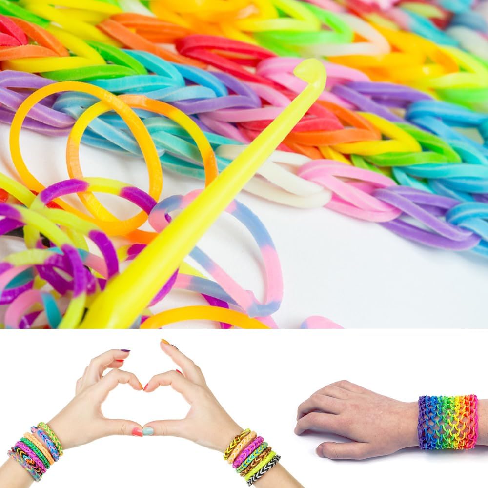 3000 Loom Rubber Bands Refill Kit - Dark Blue - image 2