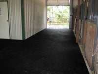 American Floor Mats - Horse/Stable Mats - Heavy Duty Stall Mats - Thick, Durable Rubber Flooring Solid Black 3/4" Thick - 3' x 4' Mat